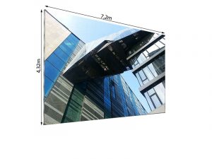 LED Wand 7.20m x 4.32m - 3.75mm LEDCON SL-3.75SI mieten