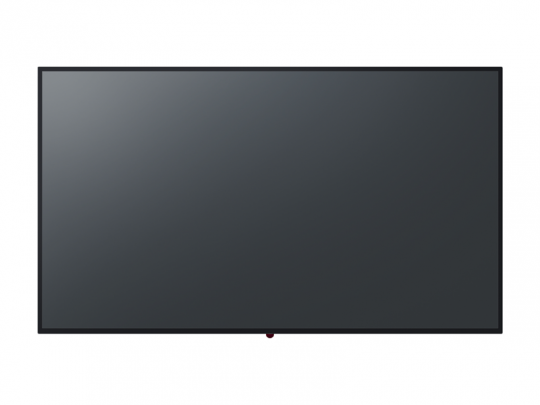 Moderner Flachbildfernseher mit schwarzem Rahmen und ausgeschaltetem, reflektierendem Bildschirm vor weißem Hintergrund - ideal zum Kaufen oder Mieten.