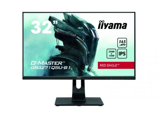 Das Bild zeigt einen Bildschirm. iiyama GB3271QSU-B1 - Produktbild. 