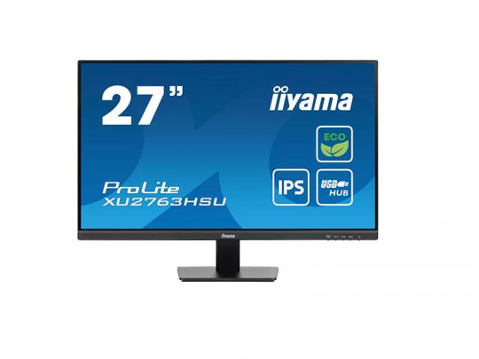 Das Bild zeigt einen Bildschirm. iiyama XU2763HSU-B1 - Produktbild. 