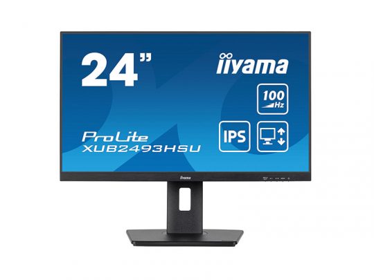 Das Bild zeigt einen Bildschirm. iiyama XUB2493HSU-B7 - Produktbild. 