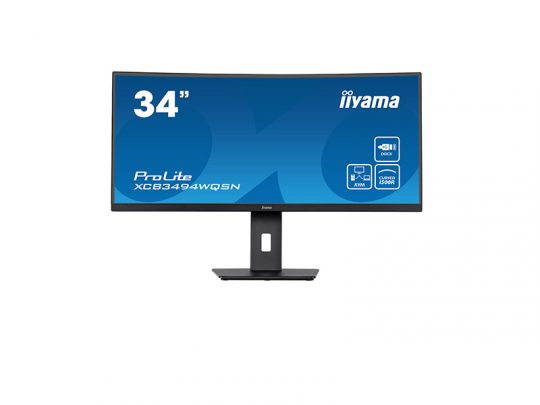 Das Bild zeigt einen Bildschirm. iiyama XCB3494WQSN-B5 - Produktbild. 