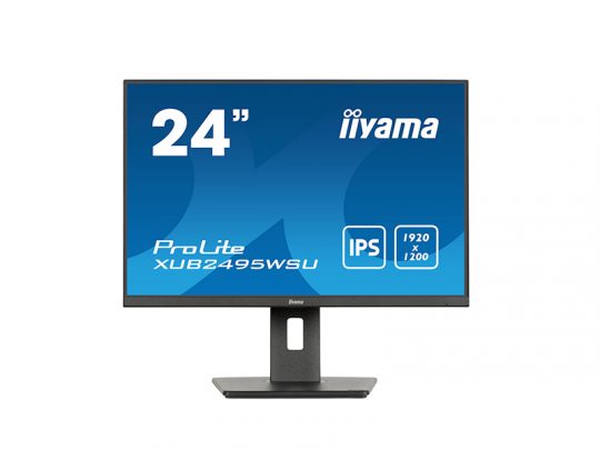 Das Bild zeigt einen Bildschirm. iiyama XUB2495WSU-B7 - Produktbild. 
