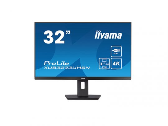 Das Bild zeigt einen Bildschirm. iiyama XUB3293UHSN-B5 - Produktbild. 