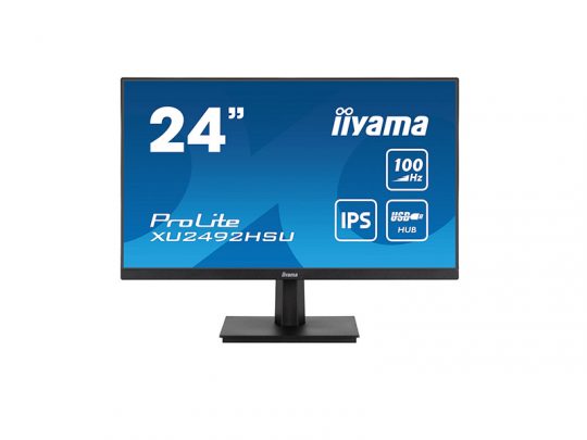 Das Bild zeigt einen Bildschirm. iiyama XU2492HSU-B6 - Produktbild. 