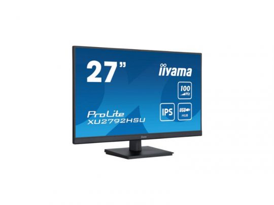 Das Bild zeigt einen Bildschirm. iiyama XU2792UHSU-B6 - Produktbild. 