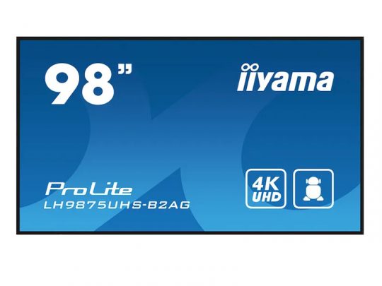 Das Bild zeigt einen Bildschirm. iiyama LH9875UHS-B2AG - Produktbild