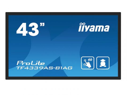 Das Bild zeigt einen Bildschirm. iiyama TF4339AS-B1AG - Produktbild