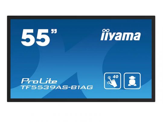 Das Bild zeigt einen Bildschirm. iiyama TF5539AS-B1AG - Produktbild